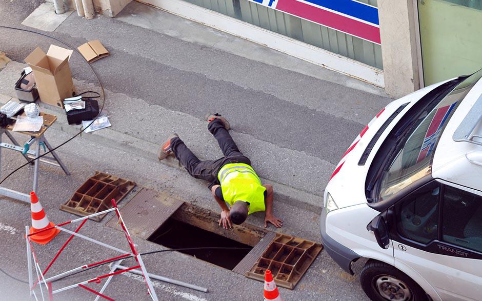 assainissement canalisation Le Bourget